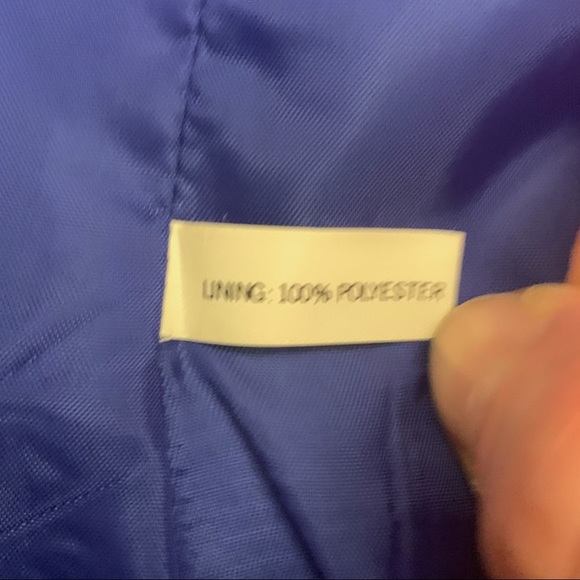 Adrianna Papell 100% Silk Vintage Floral Blazer Jacket Lined Long Sleeve Size 12 - Picture 6 of 9